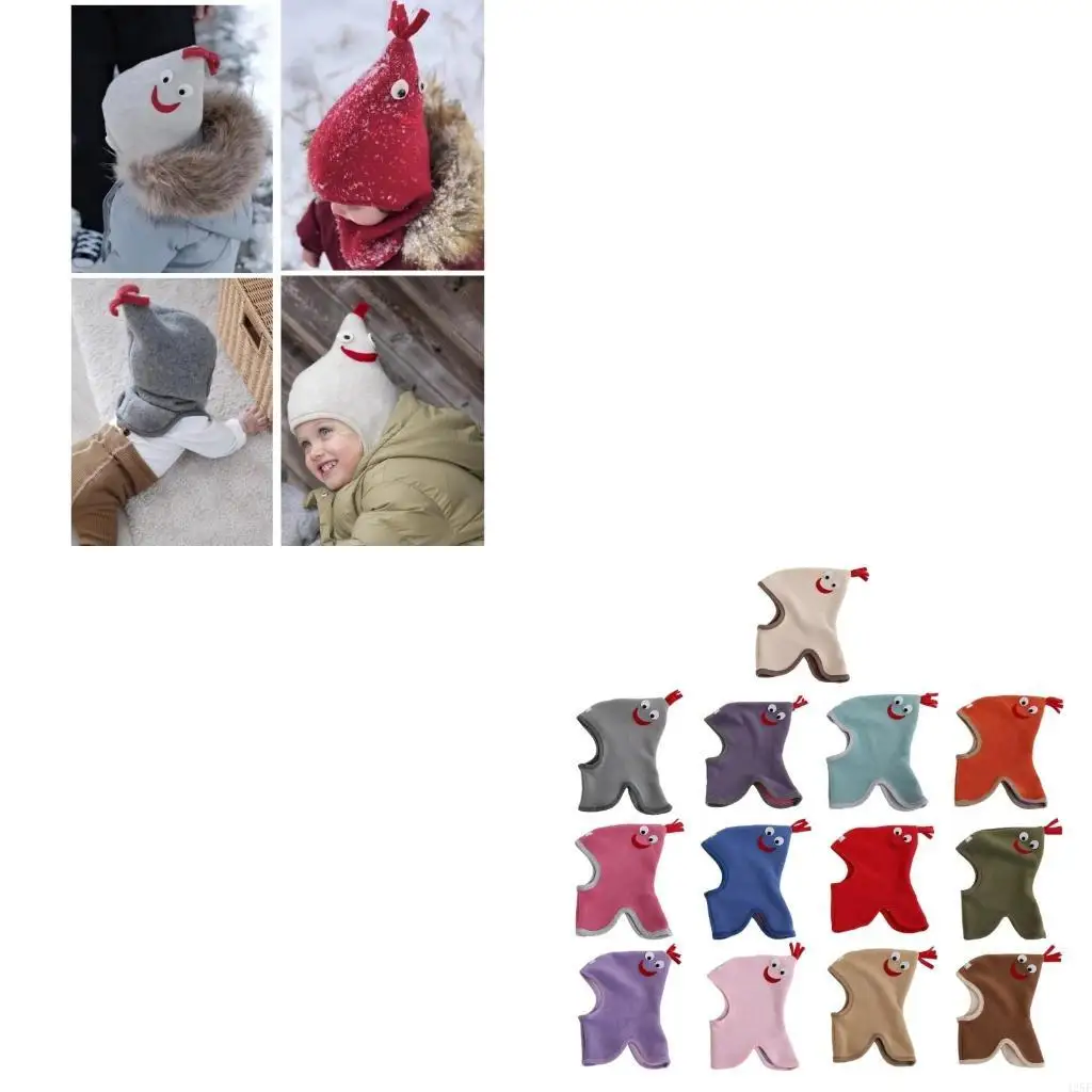 

Winter Warm Hat Hat for Baby Toddler Kid Thick Scarf Earflap Hood Caps 425F