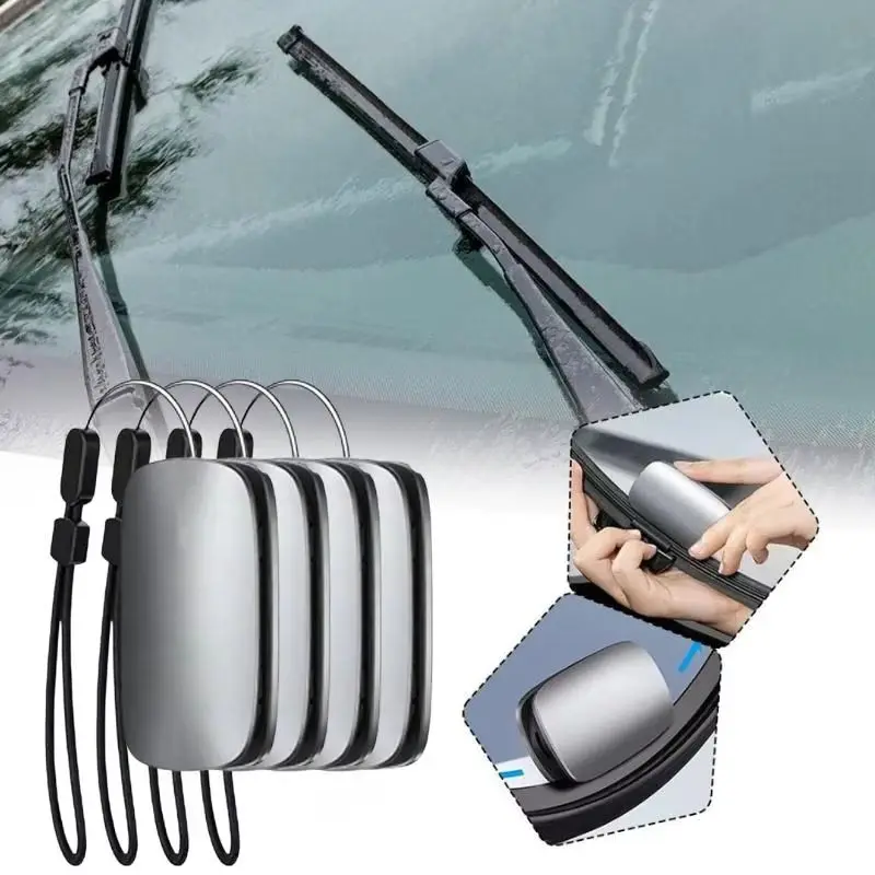 Car Vehicle Windshield Wiper With Hanging Rope Windscreen Wipers Repair Tool High Quality Windshield Scratch Accessories