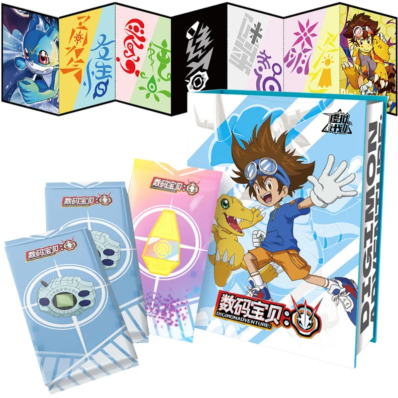 Genuine Digimon Adventure Cards Yagami Taichi Anime Game Character Peripheral Full Set Rare Limited Card Family Xmas Kids Gifts