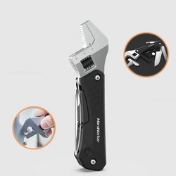 Marsworker Hand Tool Multi-Functional Wrench Plier Stainless Steel Survival Wire Cutter Camping Home Portable Wrench Tool