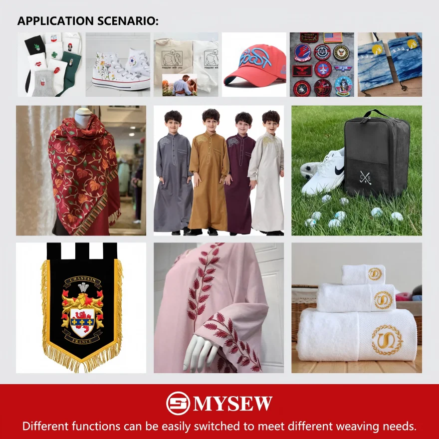 MFS800 (النطاق: 36*20 سنتيمتر) أسعار ماكينة التطريز الصناعية متعددة الكمبيوتر عالية الجودة برأس واحد