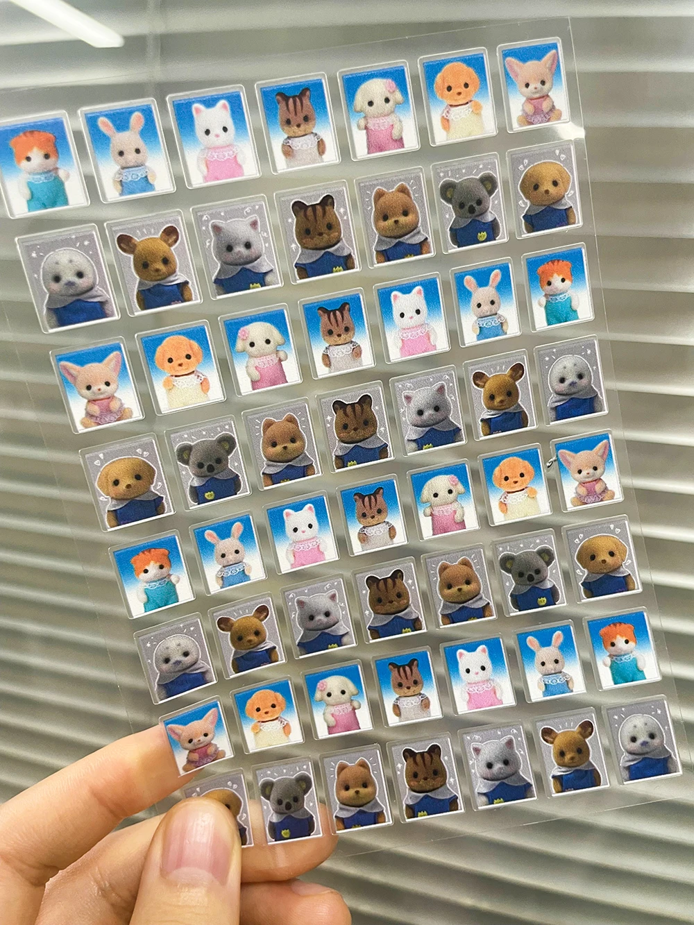 

Cute Senbel Families Mini Luggage Tags Stickers Nail Art Button Strawberry Diy Scrapbook Handbook Waterproof Friend Gifts