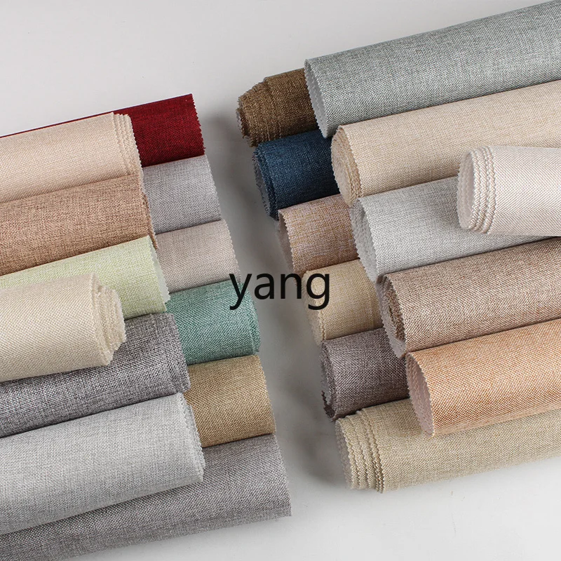

LH Linen Seamless Wall Fabric for Entire House Modern Bedroom Living Room Thickened High-End Cream Wall Fabric
