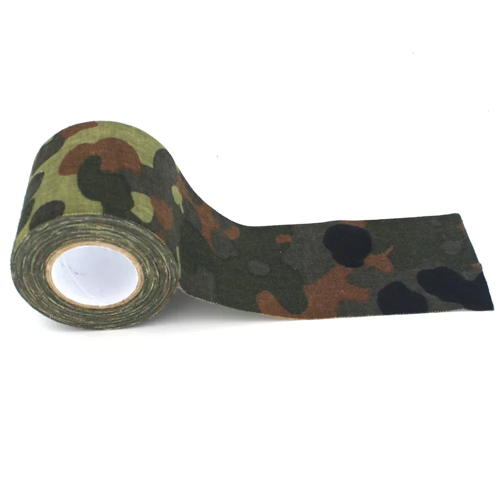Camouflage Equipment Tape Car Sticker Tape Camping Hunting Insulation Against Cold Surfaces Polyester Material