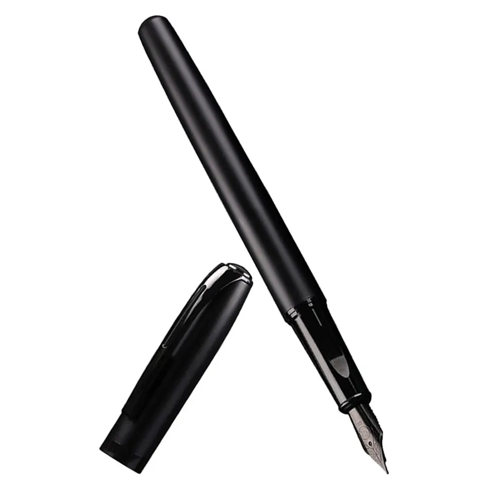 Pluma estilográfica de negocios, pluma de caligrafía de escritura suave, compacta, ligera, de Metal, para recuerdo de regalo escolar y de oficina