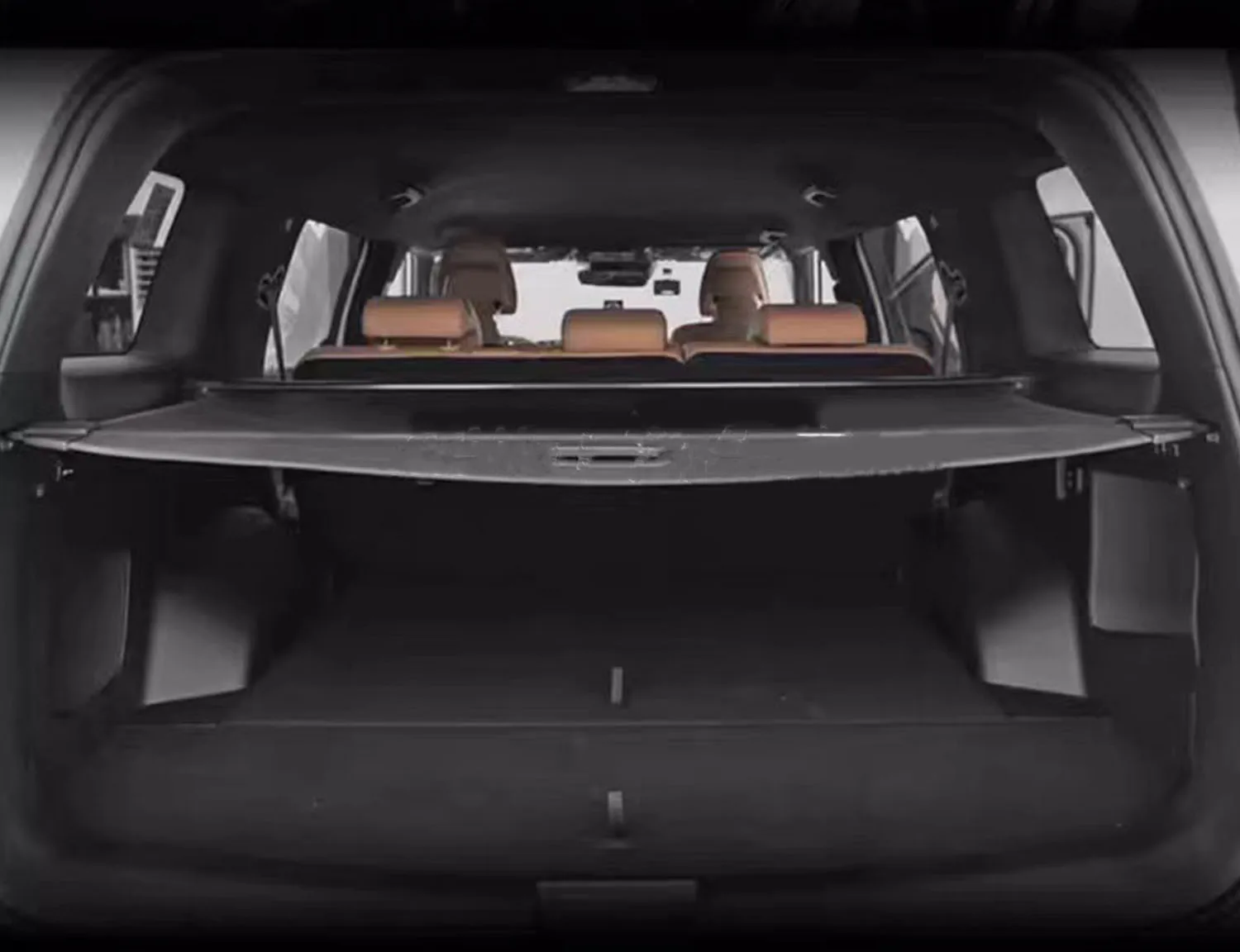 

For Hyundai Santa Fe 2024 2025 Car Accessories Rear Trunk Security Shade Retractable Cargo Cover 1Set