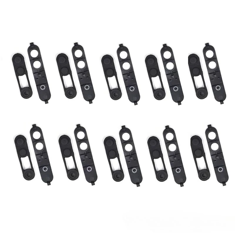 

10x PTT Button Lock & Rubber Key Kit Motorola XiR P3688 DEP450 DP1400 Handheld Walkie Talkie Frame Bezel Accessory Replacement