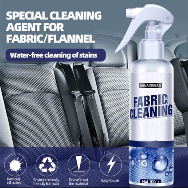 Car Interior Fabric Cleaning Agent  Clears 99% Of Hard Stains For Car