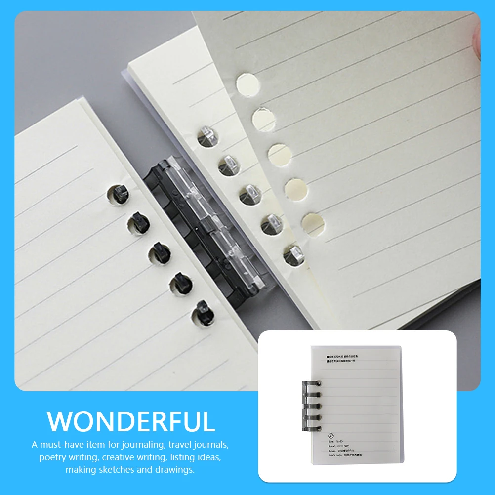 

3pcs Portable Pocket Notebooks English Word Notepads Mini Spiral Note Pads Iron Material Simple Design Gift For Birthday