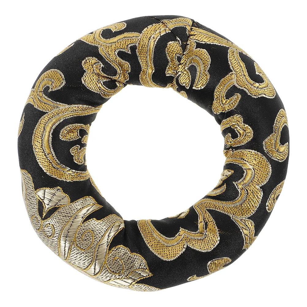 10 سنتيمتر جولة اليدوية المطرزة وسادة ل وعاء الغناء التأمل ديكور الديباج الفن الحرير وسادة عرض واقية