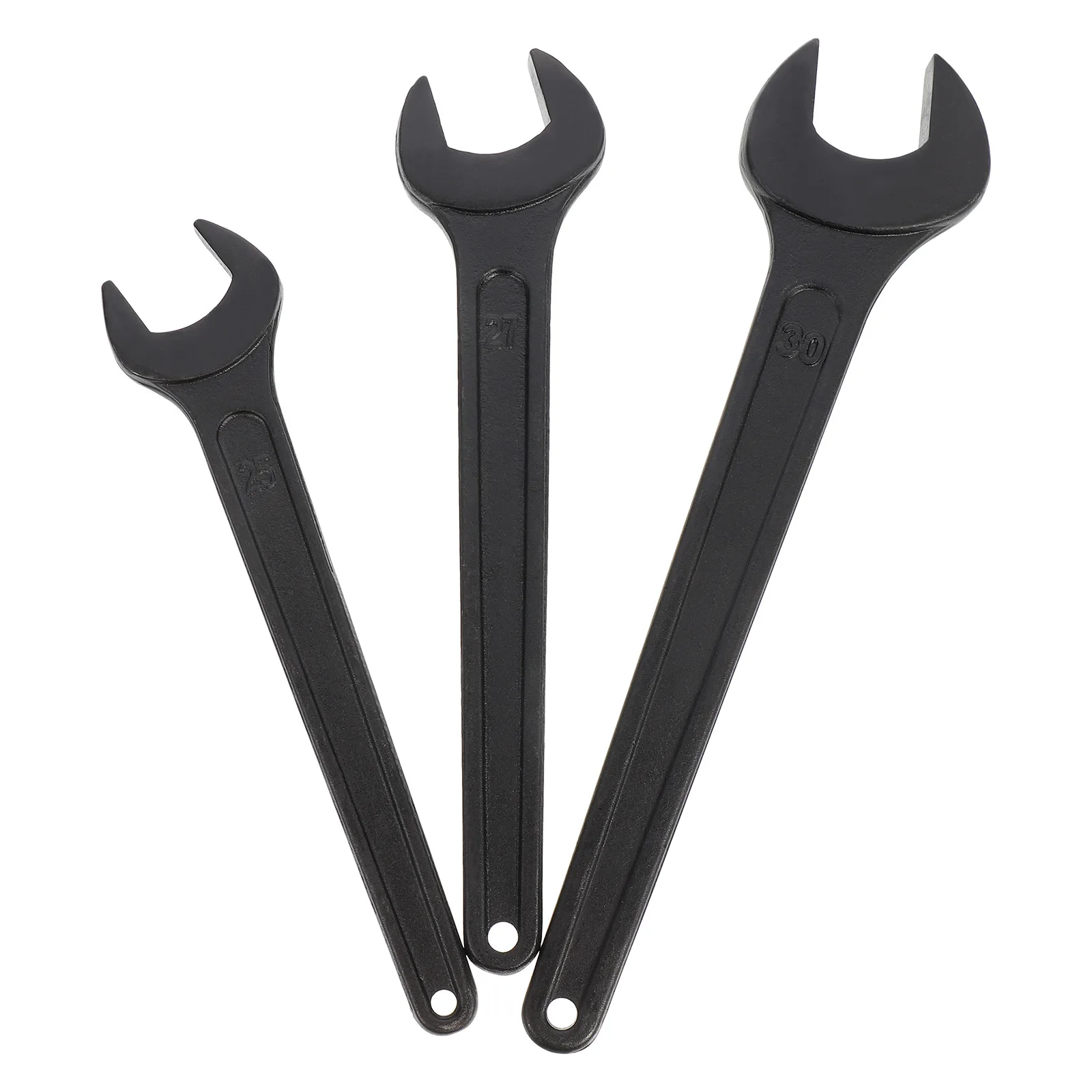 3 قطعة مفاتيح ربط ذات رأس واحد مفتوحة ومفكات فولاذية شديدة التحمل بتصميم مريح مجموعة أدوات يدوية مفتاح ربط برأس واحد