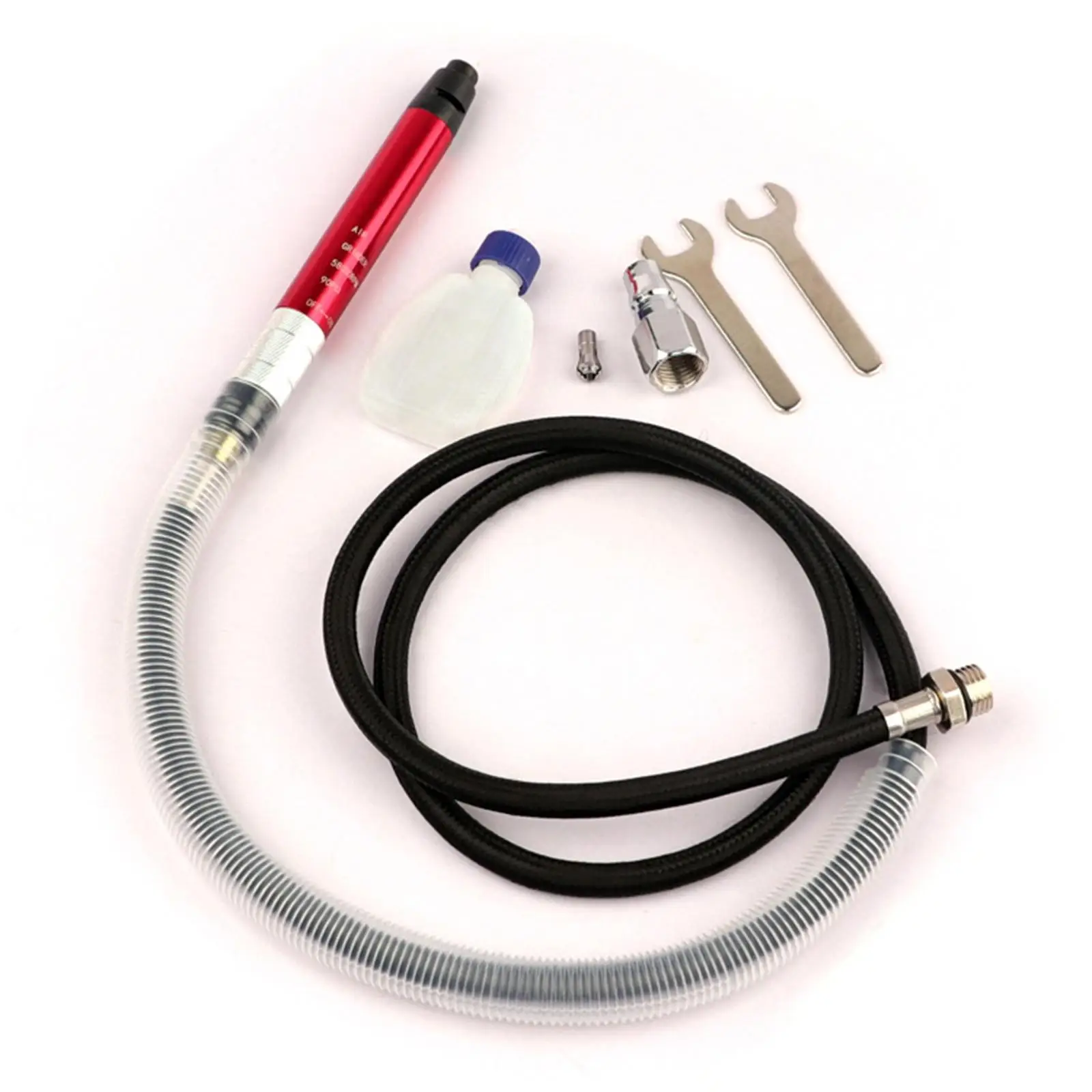 

Mini Air Angle Die Grinder Kit 1/8" Type Air Grinding Set Speed Pneumatic Tools