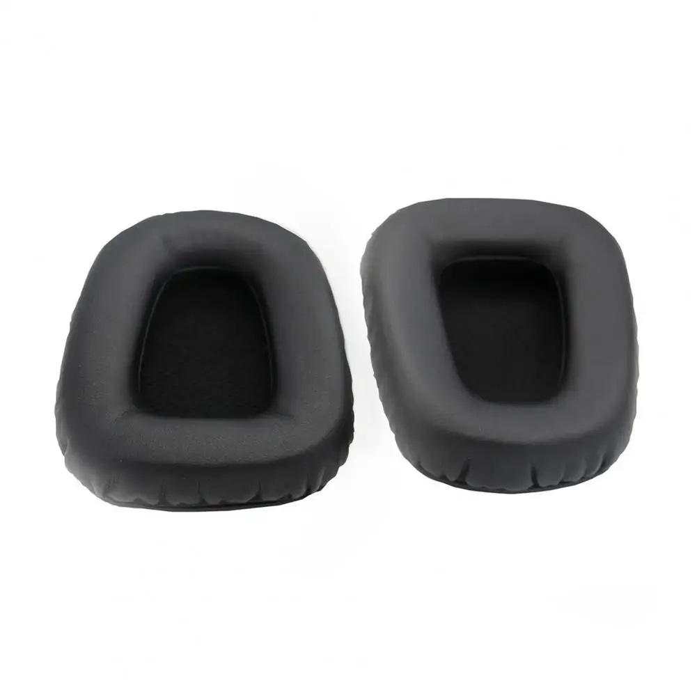 2 pçs substituição macia de couro falso espuma memória fone de ouvido almofadas earmuff almofada fone de ouvido almofadas replacemen