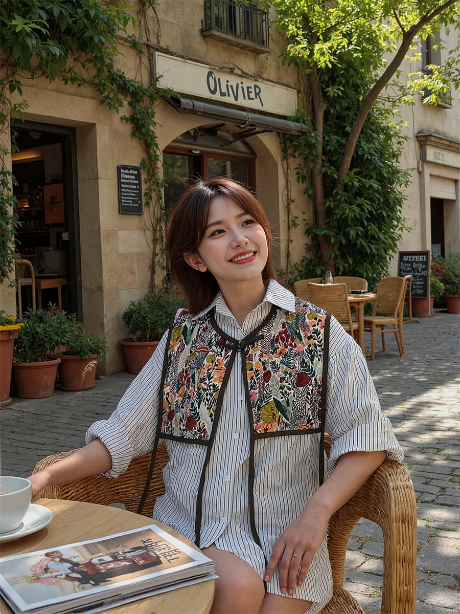 Koronkowe kamizelki sznurowane dla dziewcząt, bezrękawniki, odzież damska, jesienne dzianiny, drapowane, styl uniwersytecki, preppy, bez rękawów, urocze.