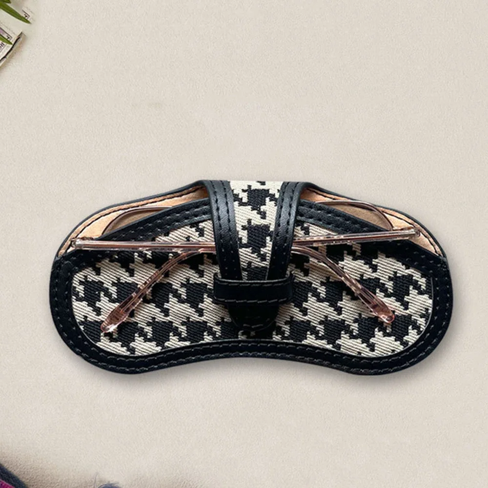 حقيبة نظارات جلدية ناعمة حافظة نظارات شمسية صلبة حقيبة تخزين نظارات بسيطة صندوق نظارات شمسية محمول حافظة نظارات 2024 #2