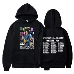 Rock Singer Bruce Springsteen and E Street The Eras Tour Hoodies Men's Women Fashion Vintage Sweatshirts Casual Loose Pullovers