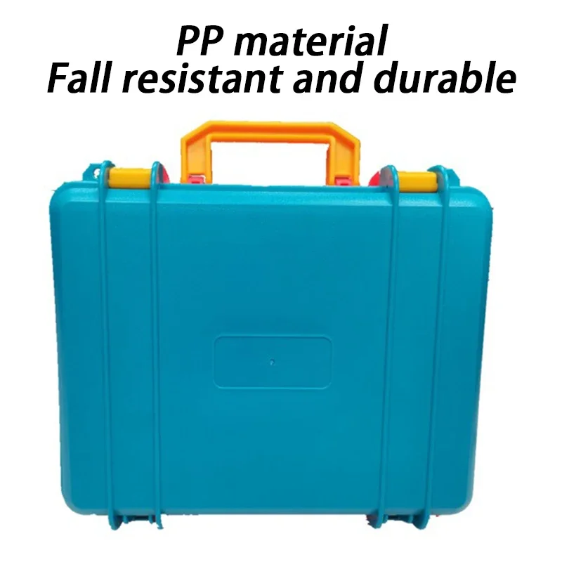 Waterproof Toolbox Storage Organizer Toy Instrument Case Tools Portable Electrician Toolbox Empty Hardware Organizing Suitcase