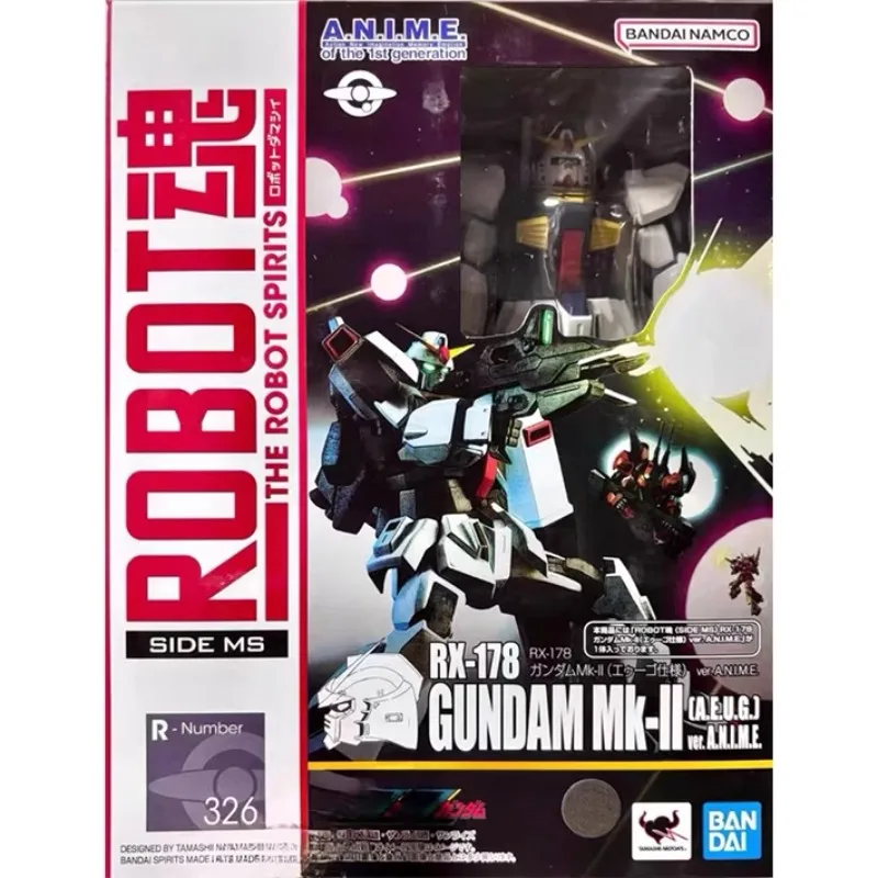 Bandai Original GUNDAM Anime Model THE ROBOT SPIRITS RX-178 GUNDAM MK-11 Action Figure Assembly Model Toys Gifts for Children