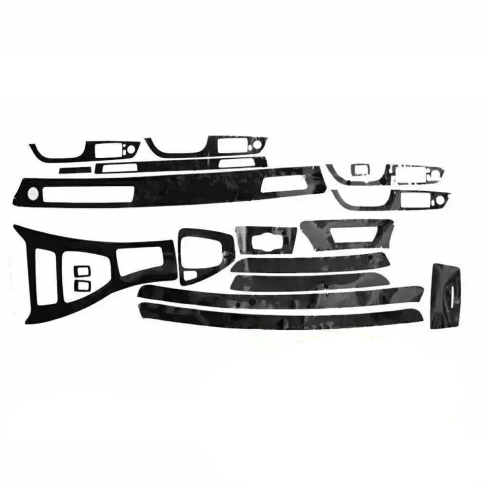 Cornice Decorativa Per Console Centrale BMW Serie 3 E90/E92 (2005-2012) – Nera, Adesiva, Facile Da Montare