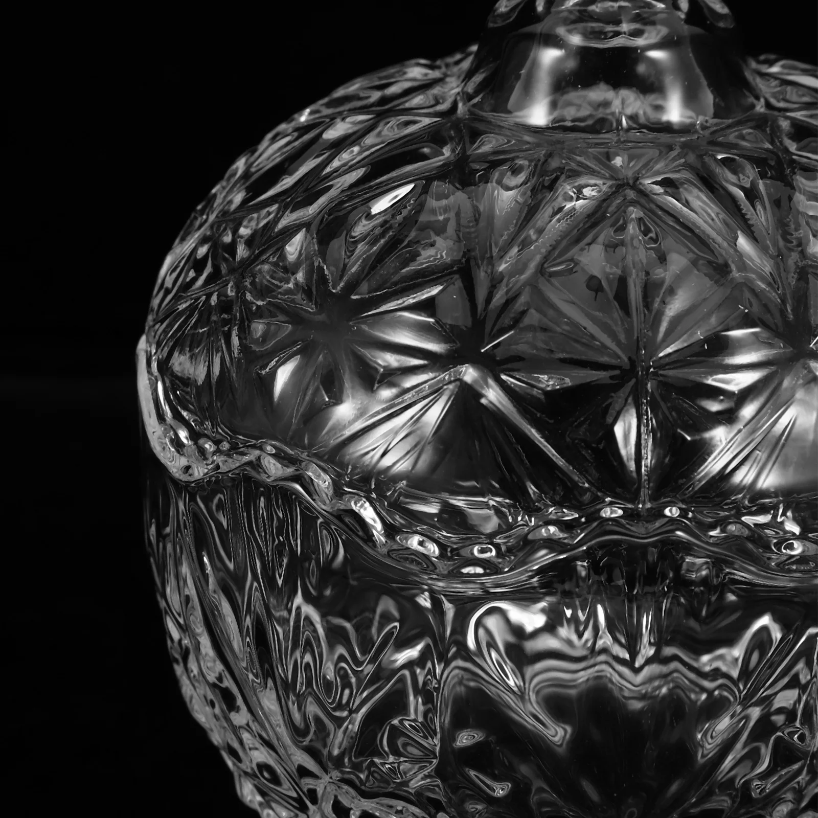 

Clear Glass Jewelry Container Candy Case Small Box Desktop Organizer Lid Elegant Display Jar Party Wedding Christmas Gift