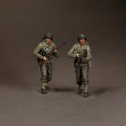 1/35 Resin Model Figure Kits GK , Two People，Military Theme，Unassembled And Unpainted,359C