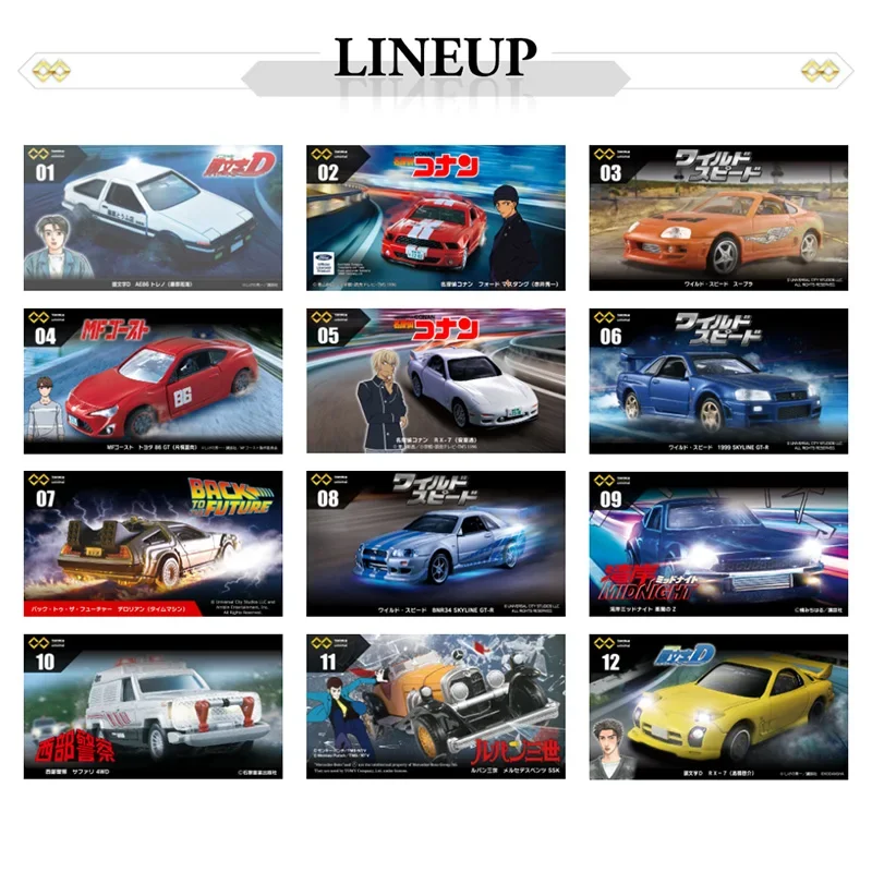 Tomica Premium Unlimited Back To The Future De Lorean Time Machine The Fast and The Furious Detective Conan RX-7 ΠΎΡ TAKARA TOMY Tomica Premium Unlimited Back To The Future De Lorean Time Machine The Fast and The Furious Detective Conan RX-7 ΠΎΡ TAKARA TOMY