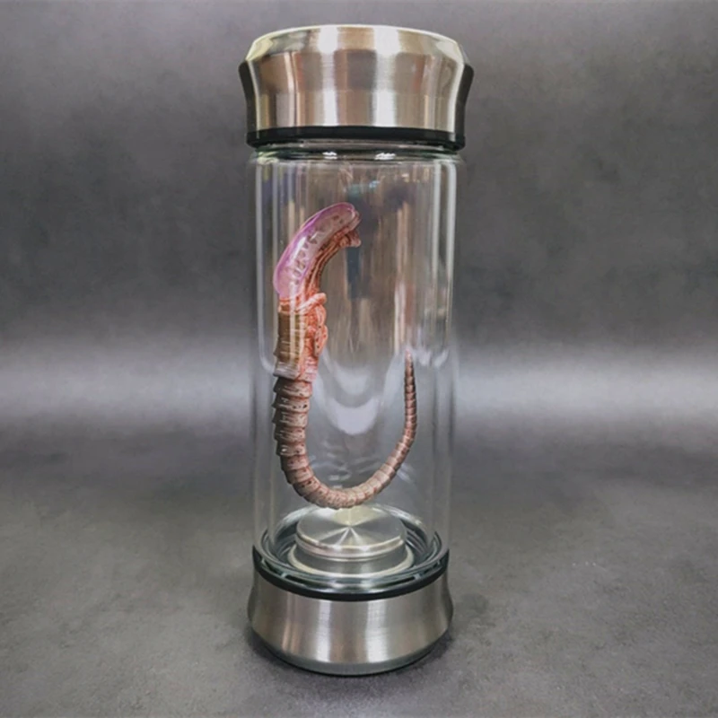 Alien Jar Xenomorph Specimen Facehugger Embryo Glass Jar Movie Prop Replica