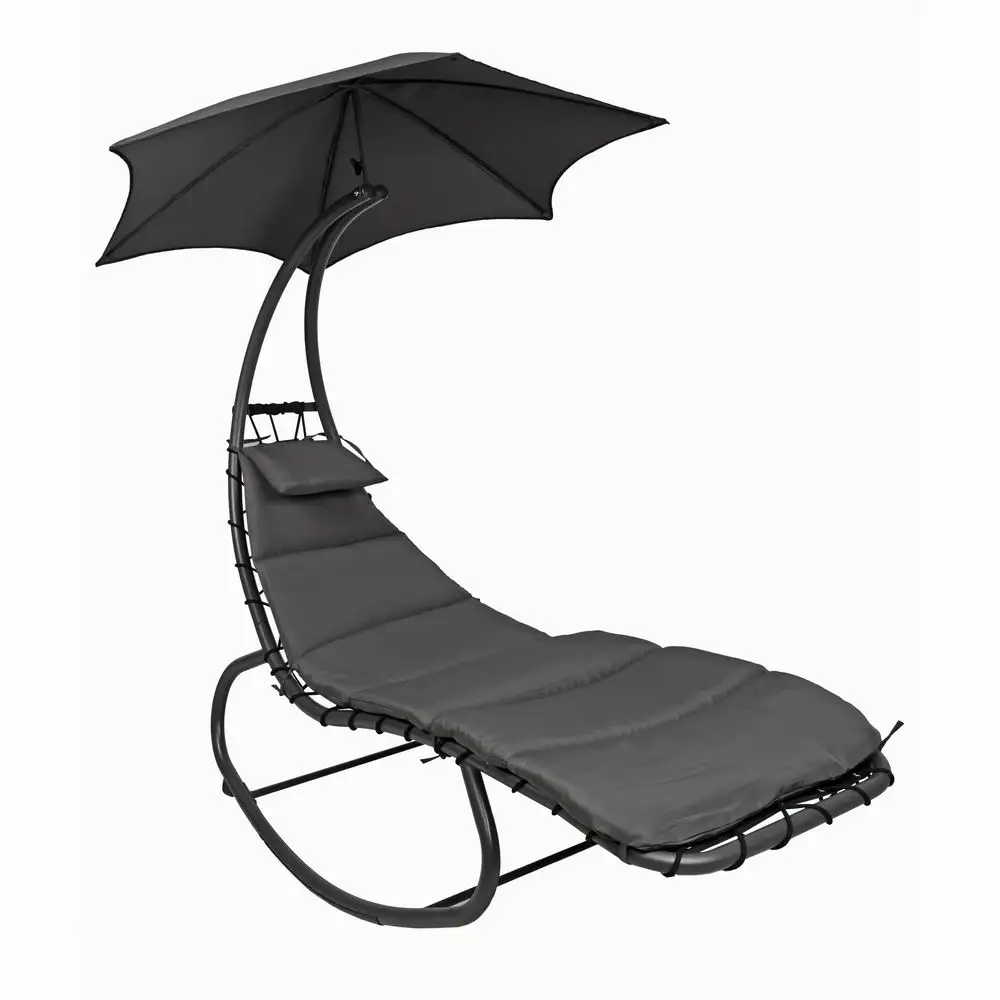 

New style Steel stand hammock with canopy, sunshade