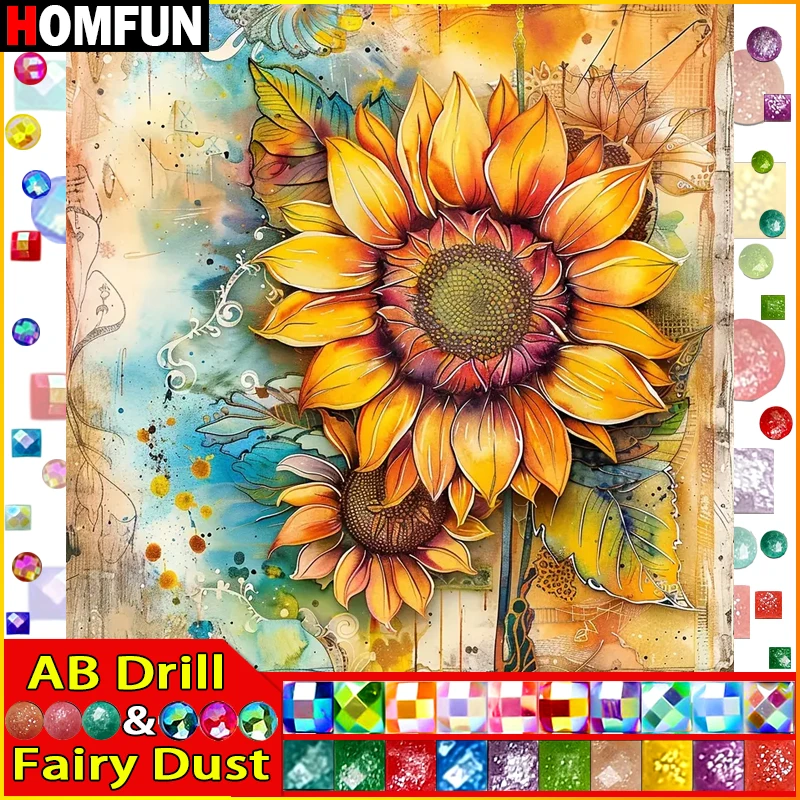 HOMFUN Fairy Dust AB Diamond painting 