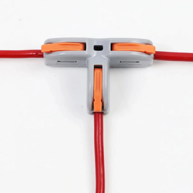 

5PCS/10pcs T3 Quick Connector T-Clip Three-Way And Four-Way Splitter Cable Branch Terminals