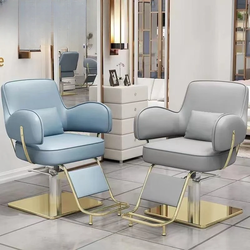 FanRui Wholesale Barber Chair Simple Modern Barber Shop Net Red Hair Chair Hair Salon Can Still Raise Barber Chair