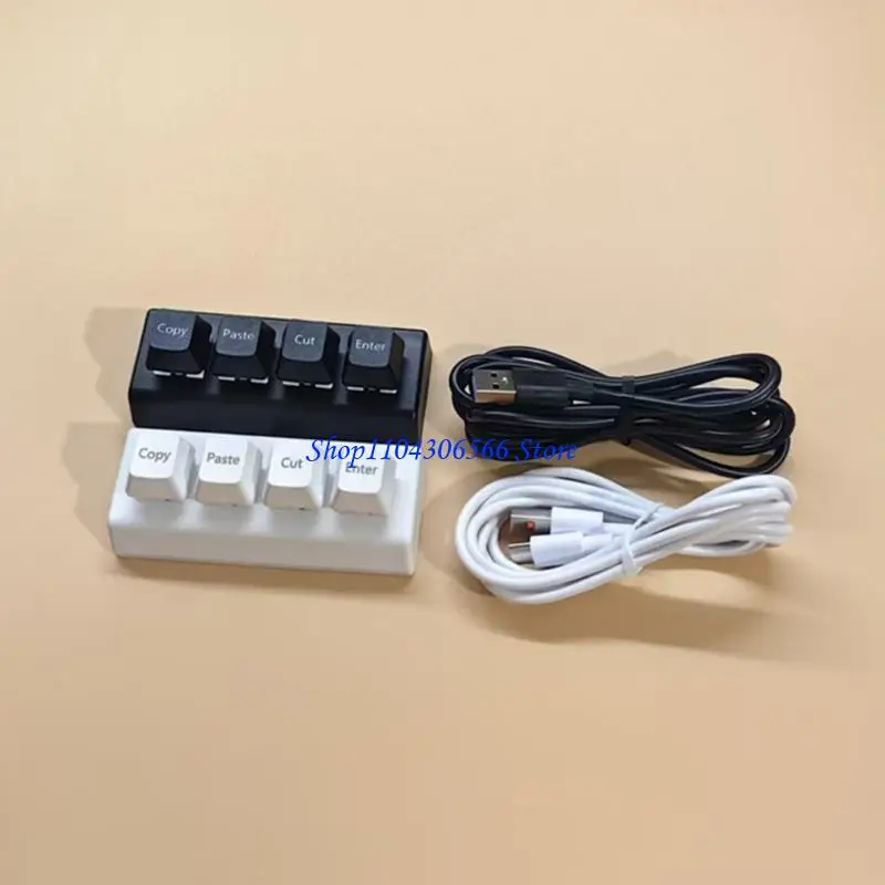 02DD 4 USB Corded Keyboard for Instantly Press Registration in Gaming and Data Intensive Job Applications