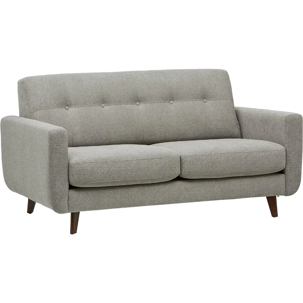 Mid-Century Modern Loveseat Sofa, 64.2