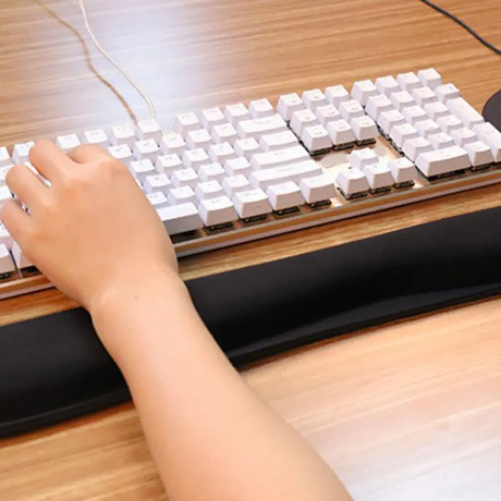 

Keyboard Wrist Rest Pad Memory Foam Wrist Rest Mouse Pad Superfine Fibre Mousepad Hand Pillow for Office Gaming Dropshipping