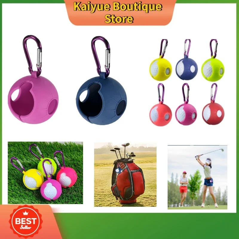 Portable Golf Ball Protective Case with Buckle, Suitable for Golf Bag Belts, Golf Ball Holders, and Silicone Golf Ball Carriers.
