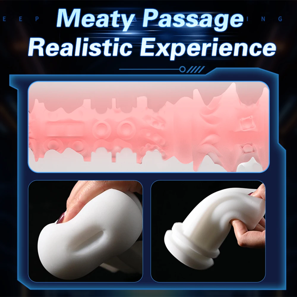 Male Masturbator Cup Adult Erotic Toys Soft Pocket Pussy Artiflcial Vaginal Penetration Masturbator Toys for Men Adults Goods view 3