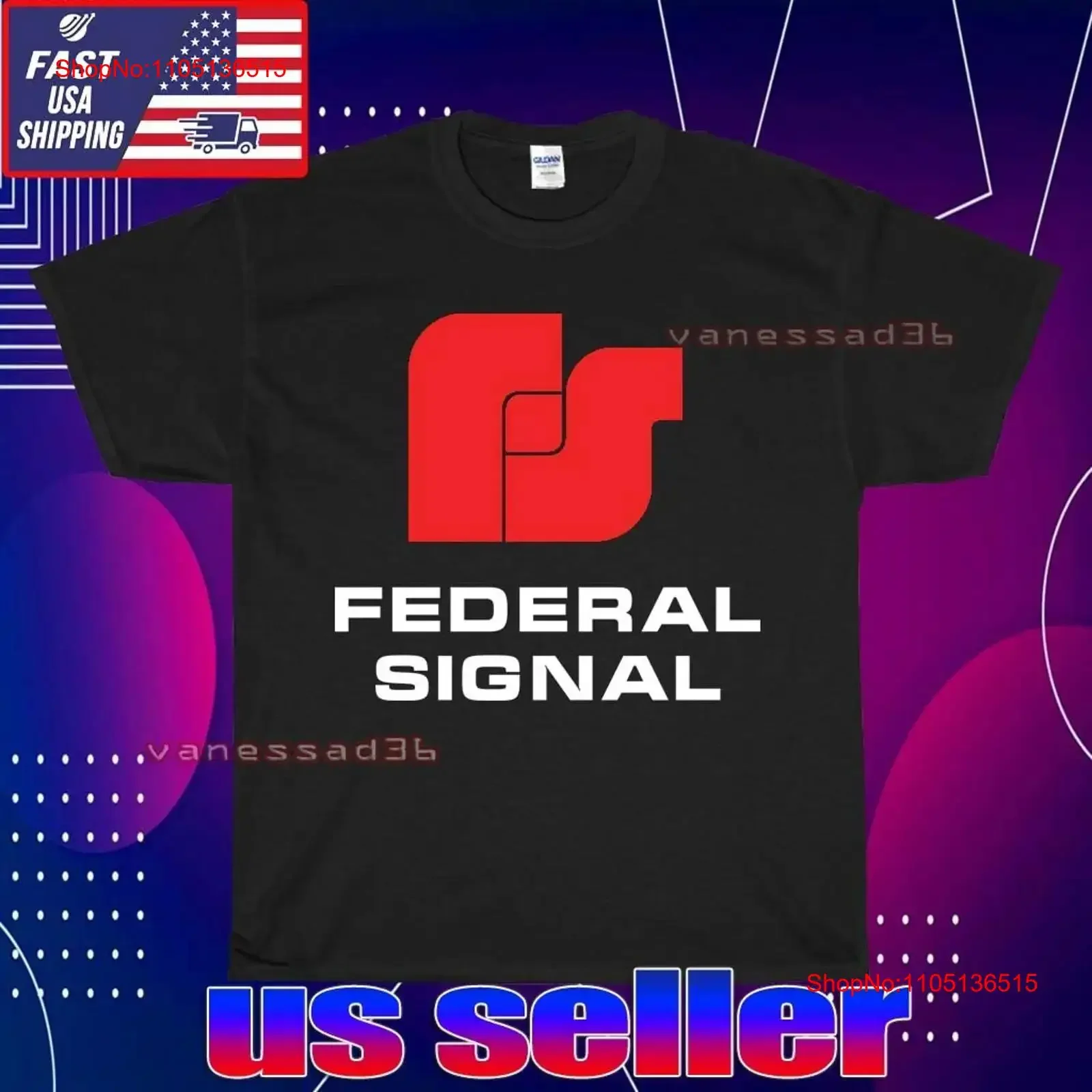 NEW SHIRT FEDERAL SIGNAL LOGO UNISEX T FUNNY AMERICAN USA SIZE S 5XL vintage Washed Top For Everyday Wear fashion Breathable