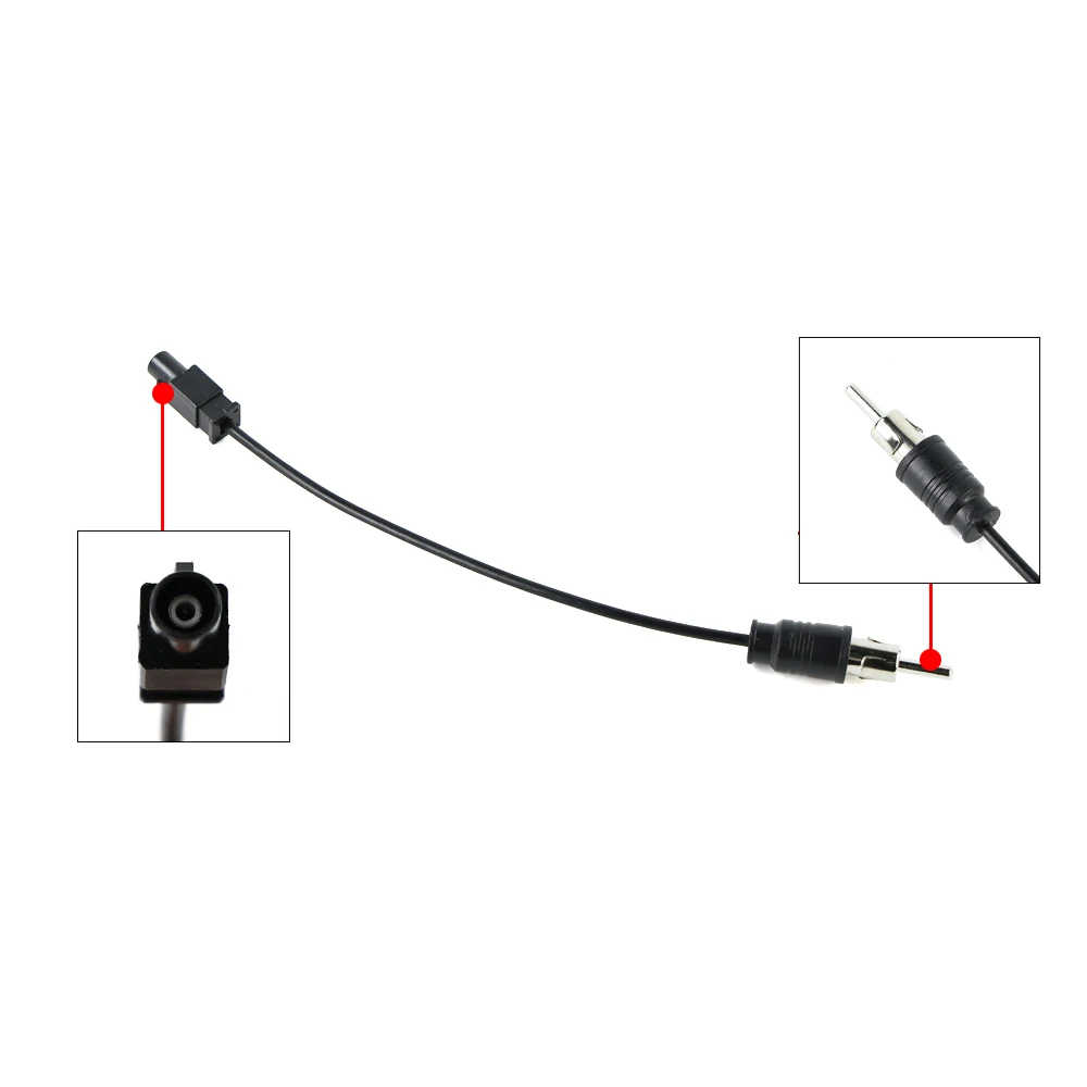 MEKEDE Radio Audio Cable Adaptor Antenna Male Double Fakra For VW Volkswagen Skoda Octavia Golf 5 6 Touran Passat B6 Polo Jetta