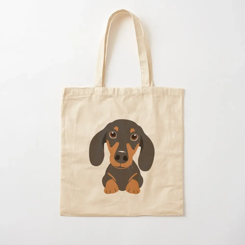 

Cute Dachshund Sausage Dog Tote Bag canvas tote bags bag for beach Tote Bag