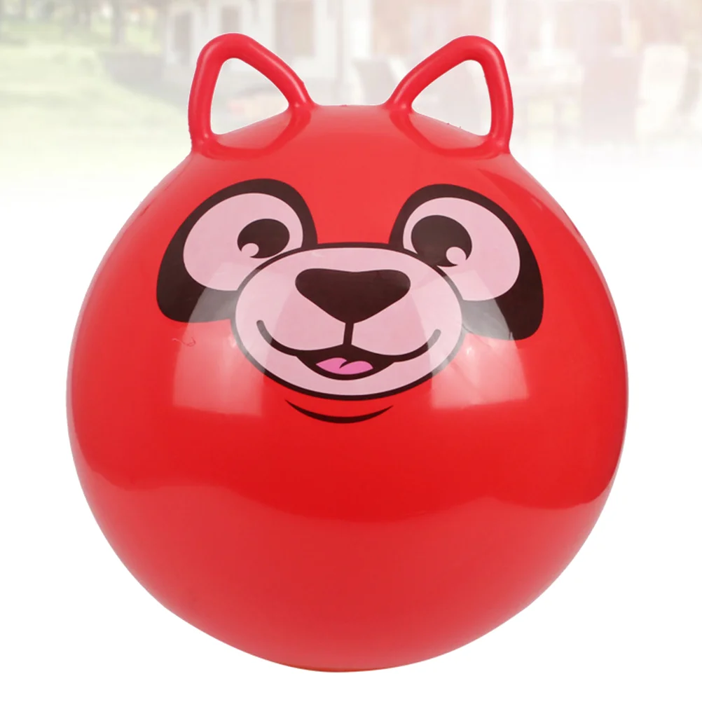 1Pc Thickened Bouncing Ball Inflatable Exercise Ball Jumping Ball Fitness PVC Equipment Balance Jumping Toy for Kindergarten