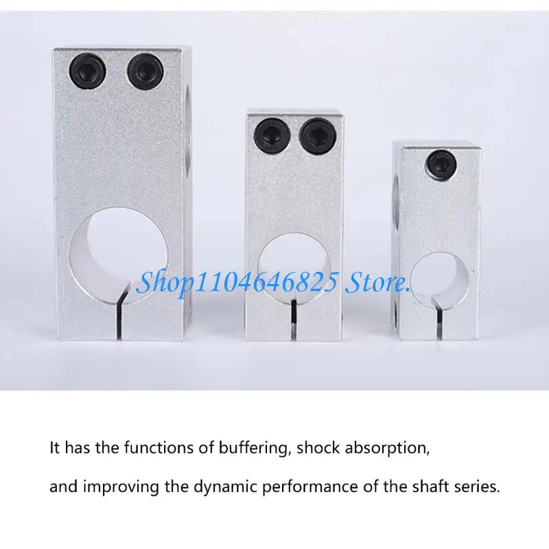 Steel Pipes Fixing Bracket 6061 Aluminum Rod Joiner Same-Size Perpendicular Split Clamp with Single-Screw Hold for Mounting