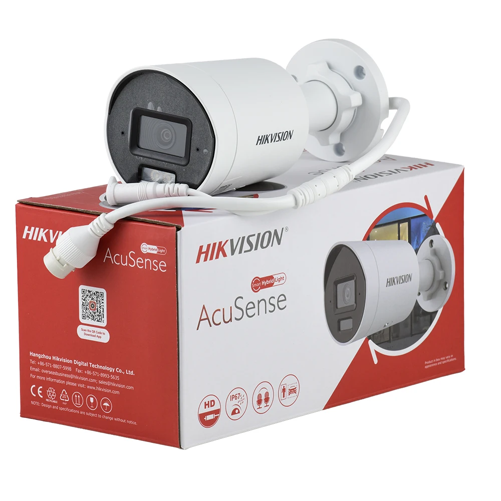 Hikvision 8MP Bullet IP Camera 4K Outdoor Color Night Vision Acusense
