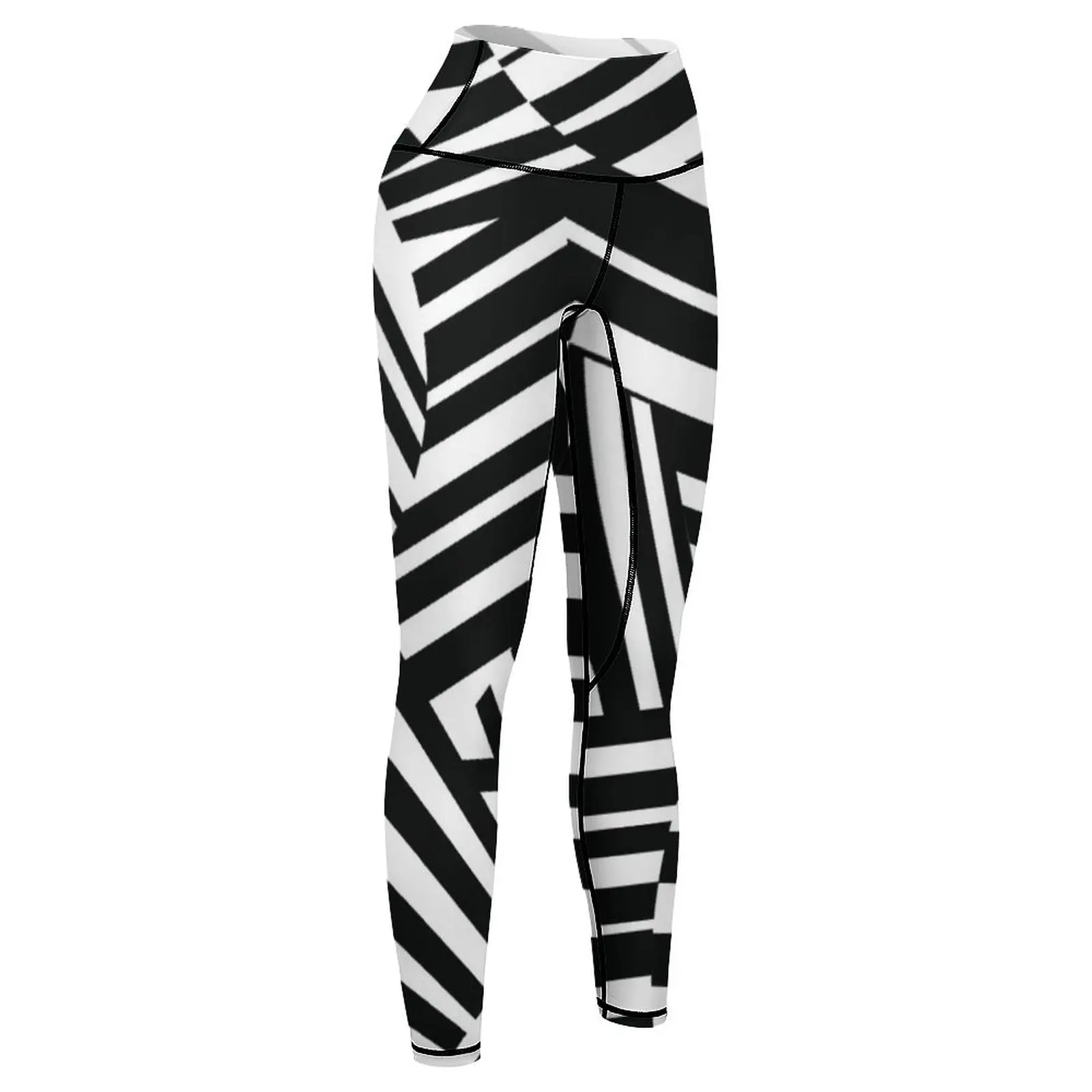 Modern Minimalist Dazzle Camouflage Leggings workout shorts Women's fitness Womens Leggings