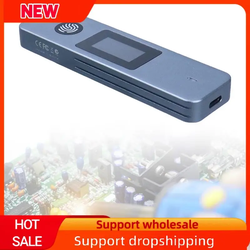 Hervorragende Solid-State-Disk-Box, M-Key B + M-Taste, tragbares SSD-Gehäuse, Fingerabdruck-verschlüsselte externe Gehäusebox für 2230 2280 SSD