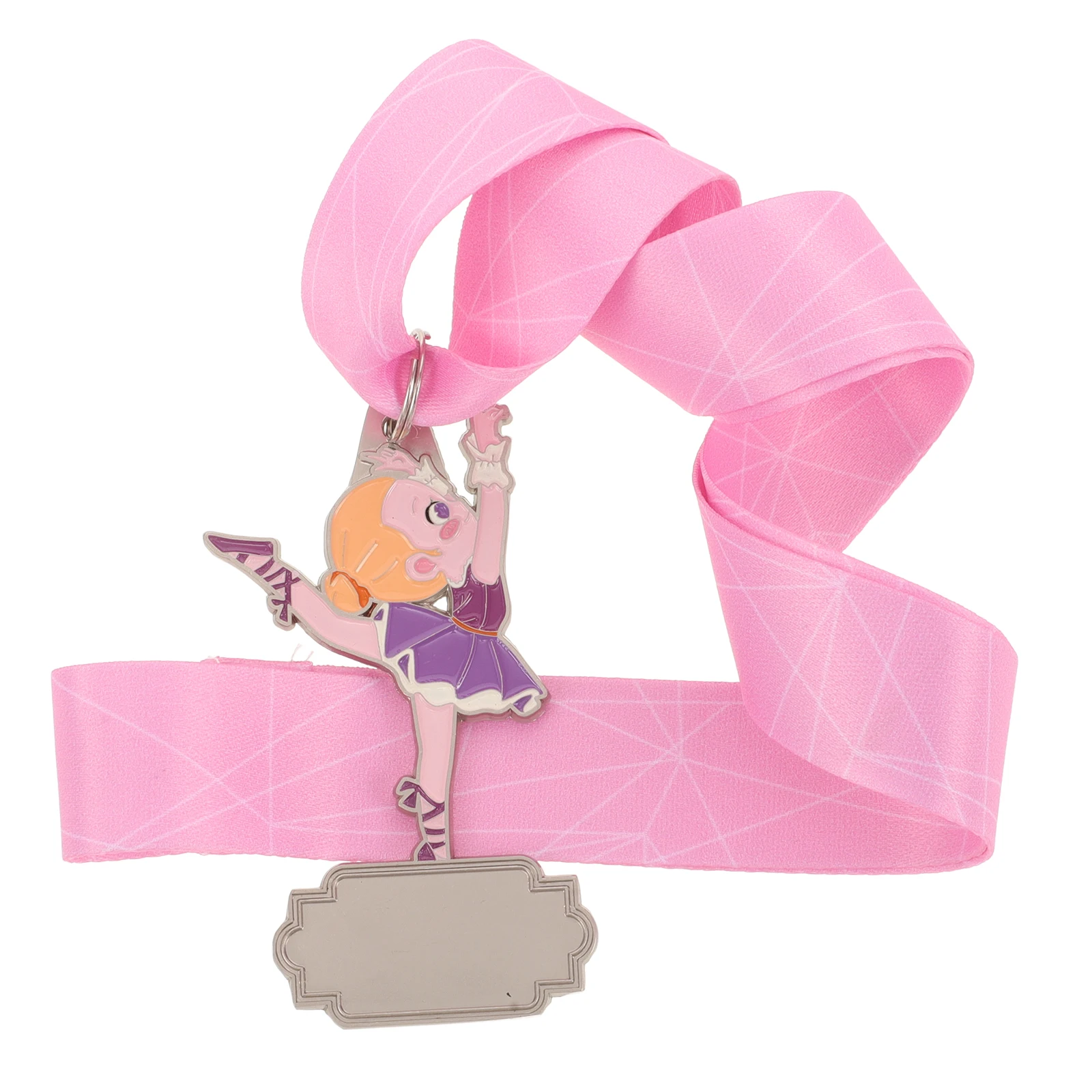 

Dance Achievement Medals for Silver Award Trophy with Ribbon Ballet Performance Winner Prize for Party Favors