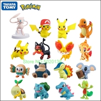 Genuine Takara Tomy Pokemon Figures Collection Moncolle EX Pocket Monster Action Model New Year Toys Dolls Kids Christmas Gift