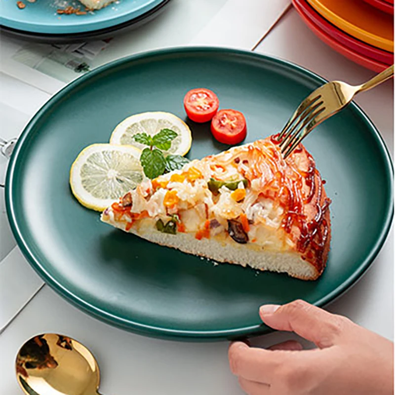 مجموعة أطباق الميكروويف الجمالية الزفاف سلطة الحلوى مطعم أواني الطعام المطبخ Pratos De Jantar صينية تقديم المطبخ #1