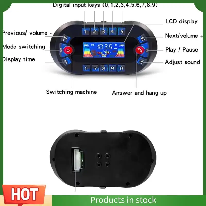 

AU63-MT730 Мотоциклетный Bluetooth-динамик USB Мотоцикл Охоронный Мотоцикл FM-радио Стереодинамик Черный