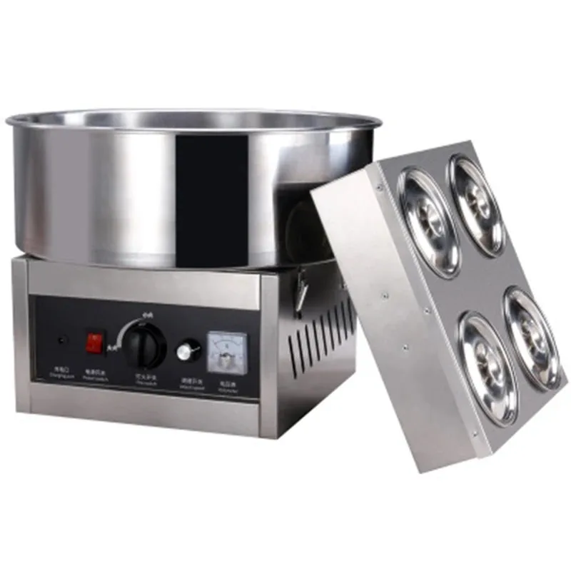 Commercial DIY Cotton Candy Machine Gas Cotton Sugar Fancy Food Processor Floss Maker Machine Snack Equipment RQMHT