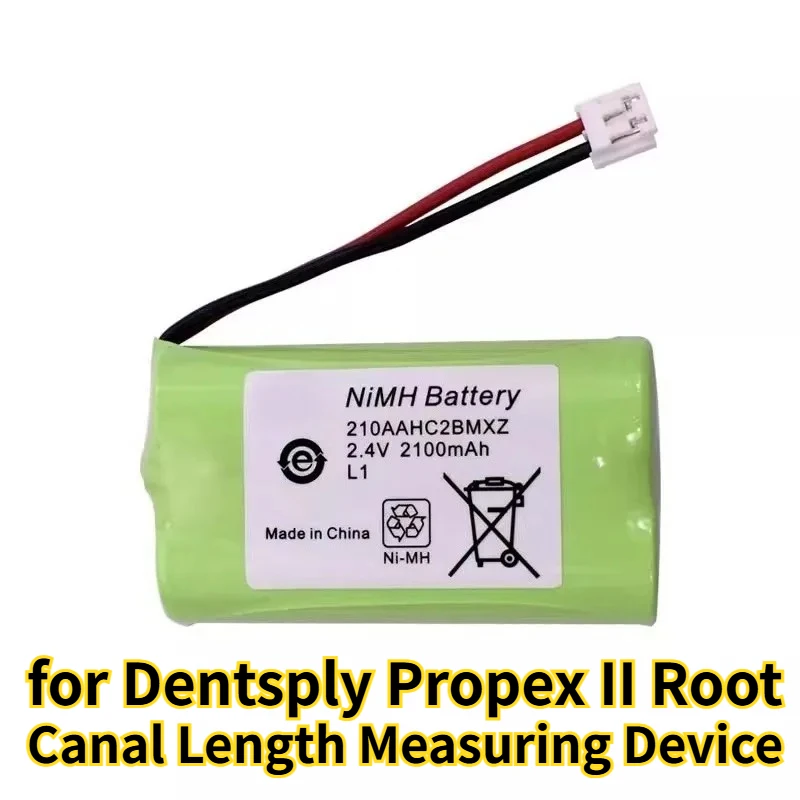 High Quality NiMH Rechargeable Battery 2100mAh 2.4V for Dentsply Propex II Root Canal Length Measuring Device Batteries